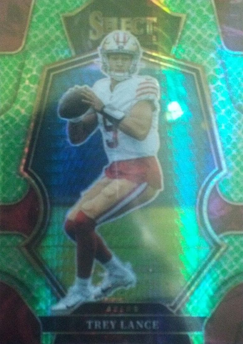 Trey Lance trading card