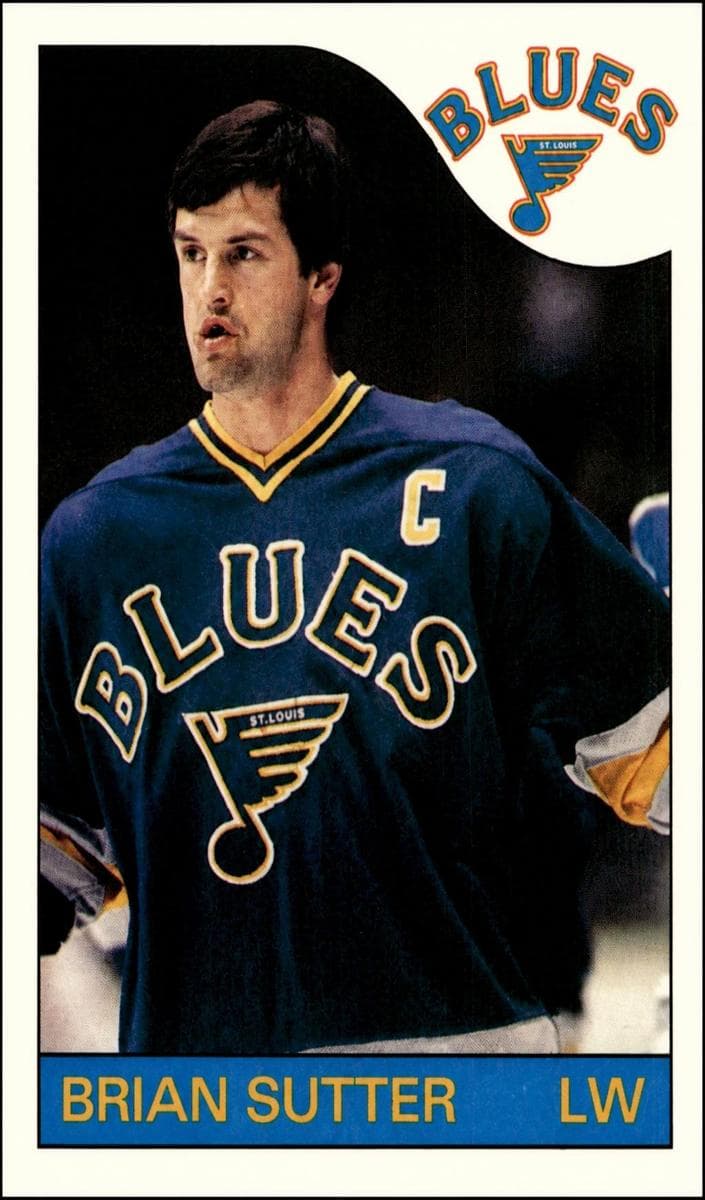 Brian Sutter 1985 topps O-Pee-Chee