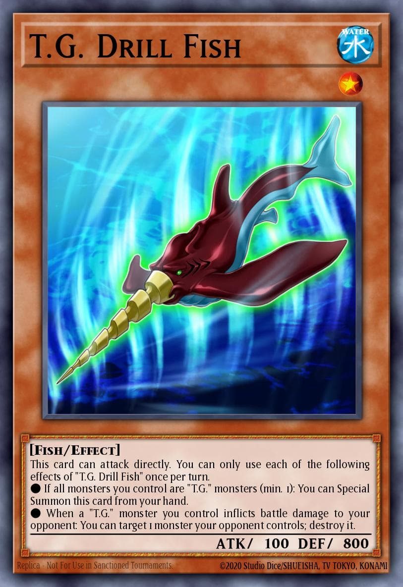 T.G. Drill Fish 2024 Yu-Gi-Oh! Battles of Legend: Chapter 1