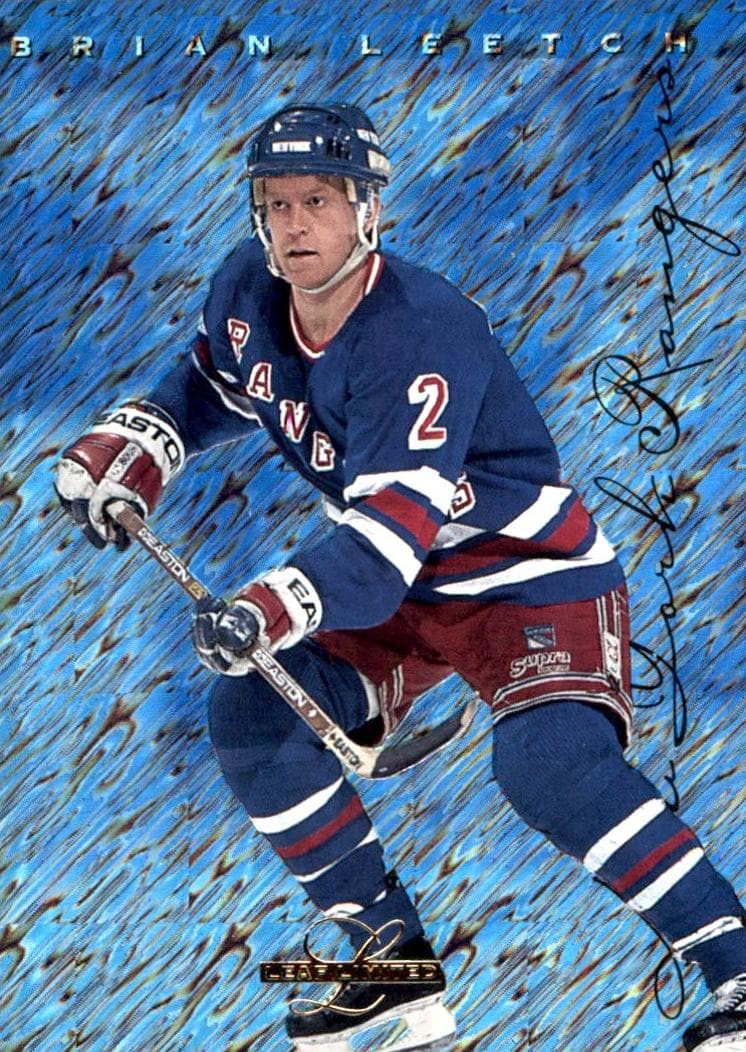 Brian Leetch 1995 leaf Leaf Limited