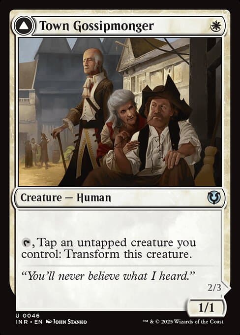 Town Gossipmonger // Incited Rabble #46