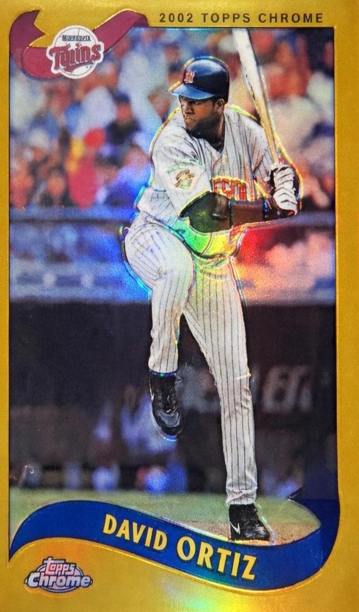David Ortiz 2002 topps Topps Chrome
