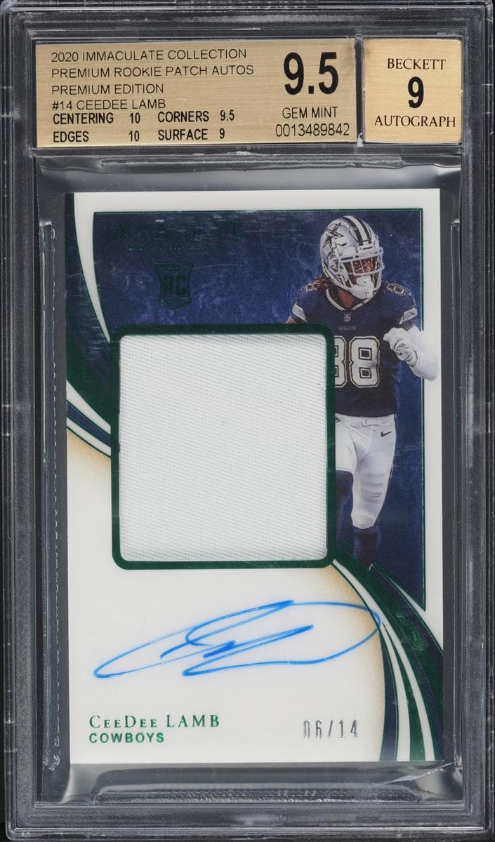 CeeDee Lamb 2020 panini