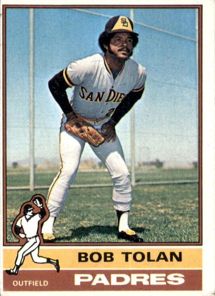 Bob Tolan 1976 topps Topps