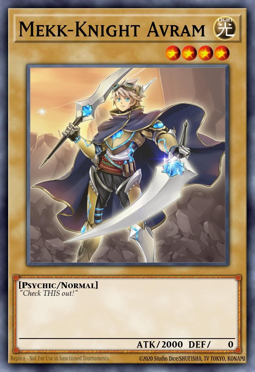 Mekk-Knight Avram 2018 Yu-Gi-Oh! Flames of Destruction