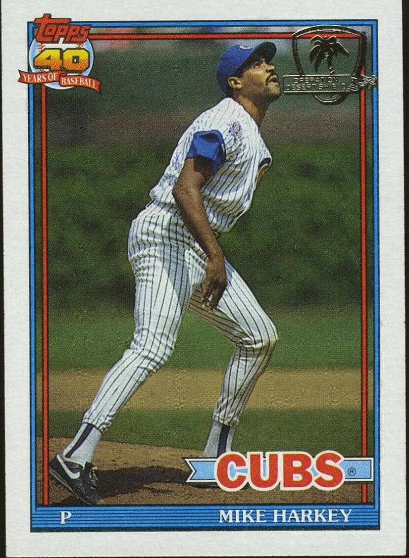 Mike Harkey 1991 topps Topps