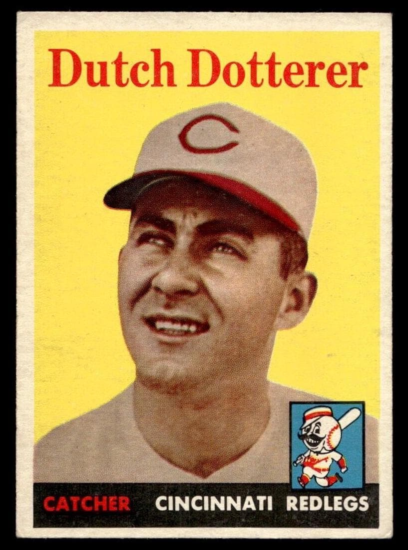 Dutch Dotterer 1958 topps Topps
