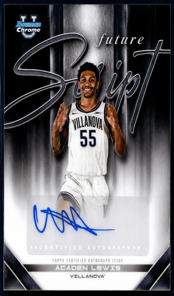 Acaden Lewis trading card