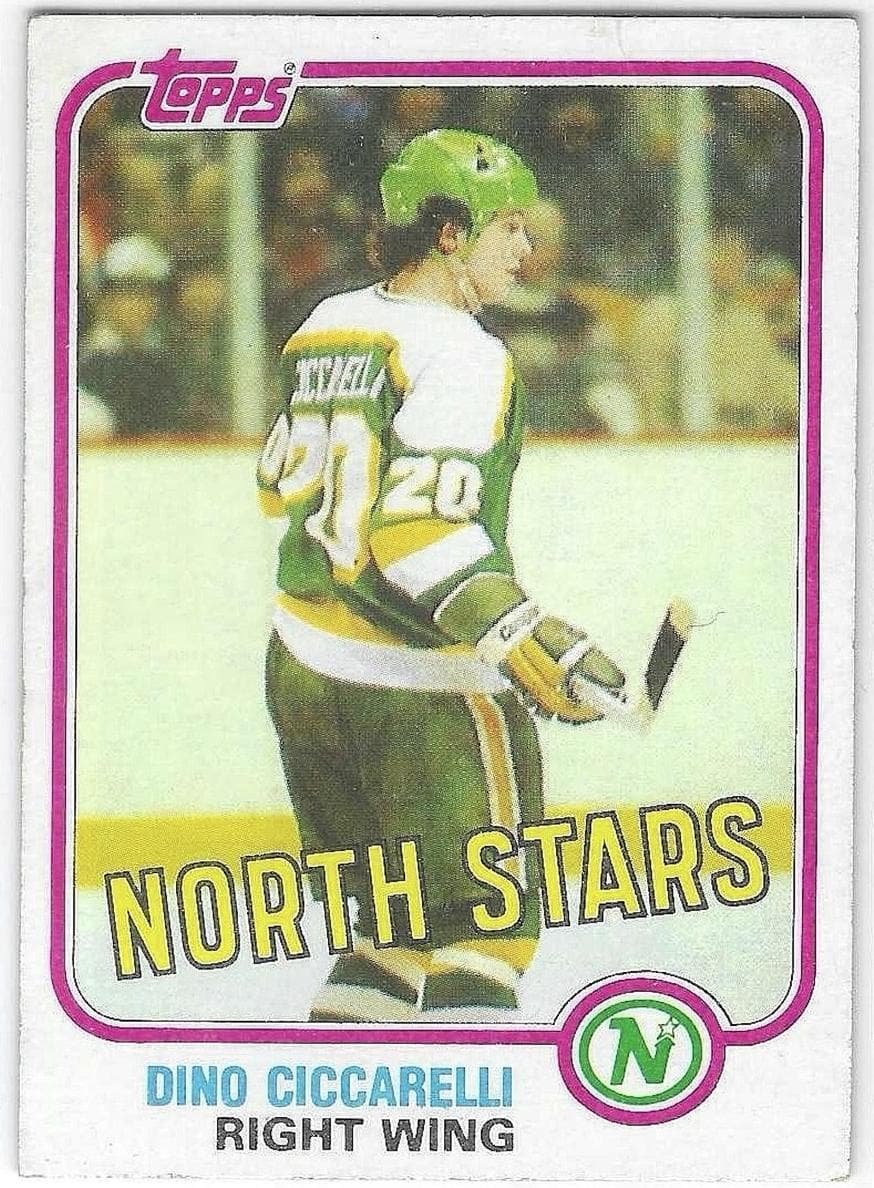 Dino Ciccarelli 1981 topps Topps