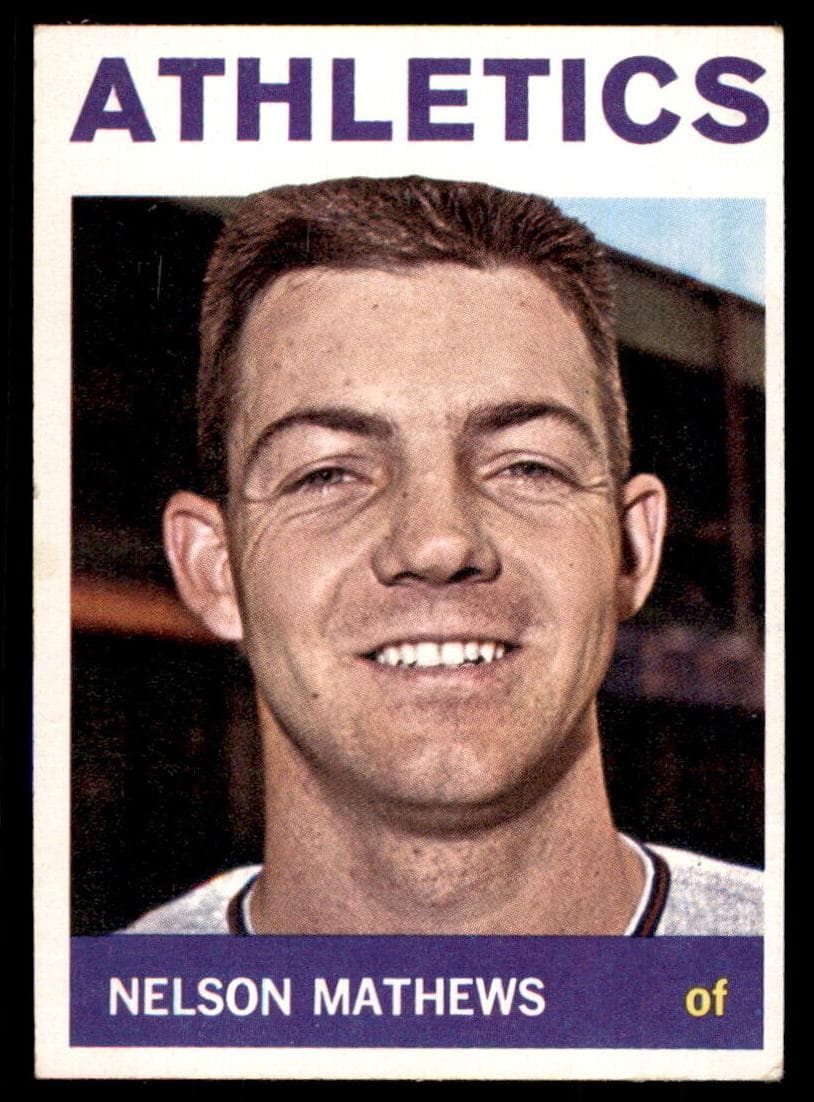 Nelson Mathews 1964 topps Topps