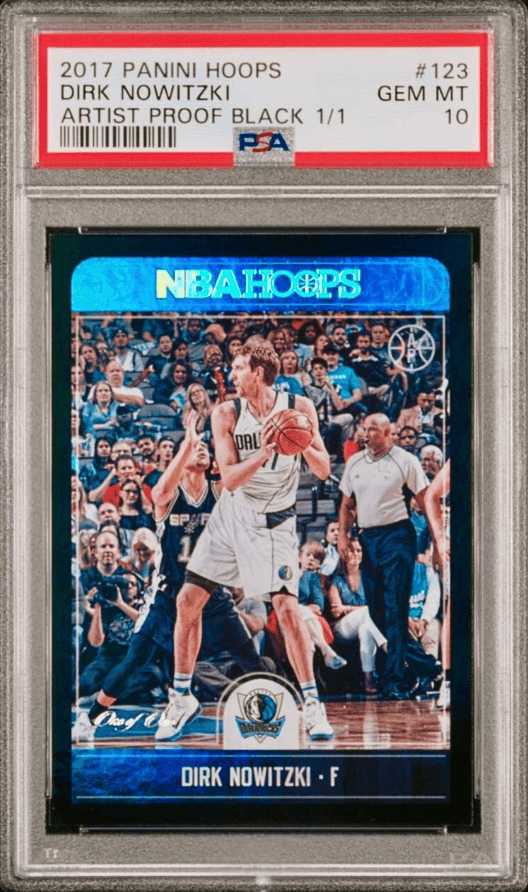 Dirk Nowitzki 2017 panini Hoops