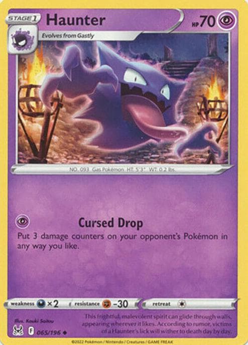 Haunter trading card