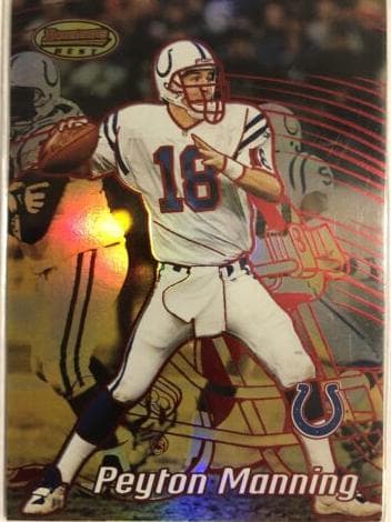 Peyton Manning 2002 bowman Bowman's Best