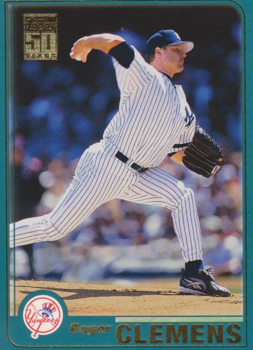 Roger Clemens 2001 topps