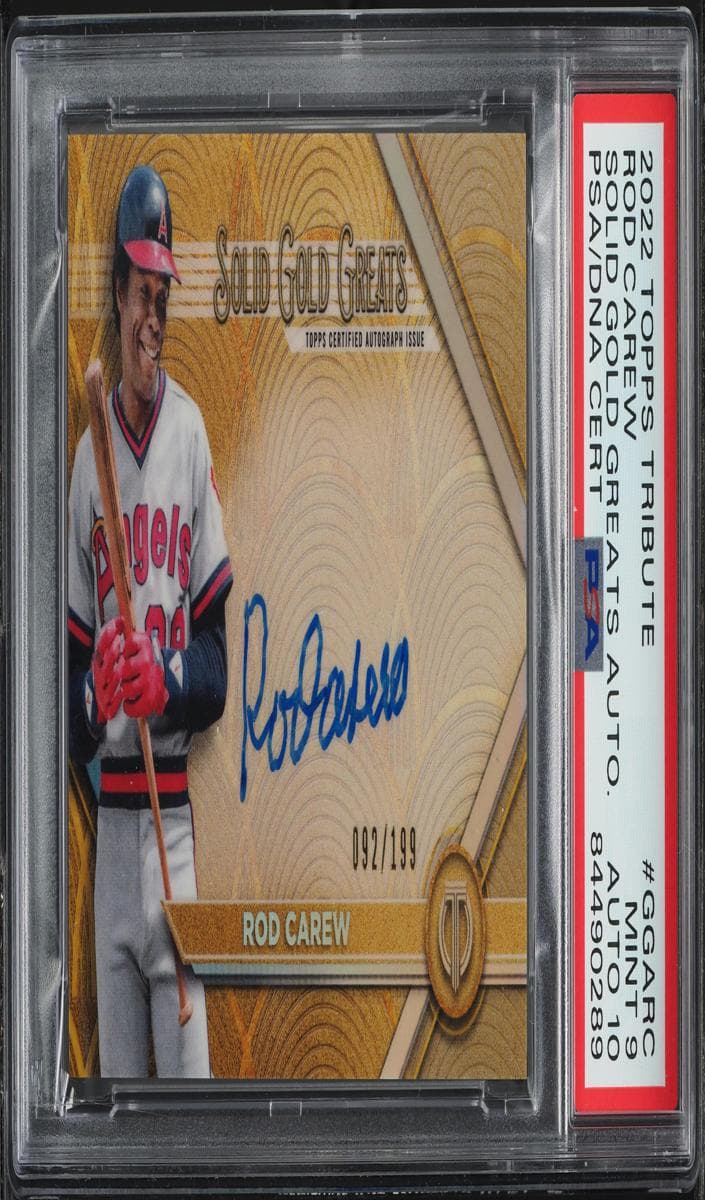 Rod Carew 2022 topps