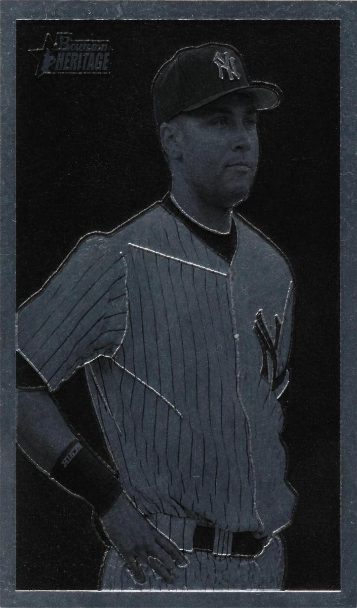 Derek Jeter 2001 bowman Heritage Chrome