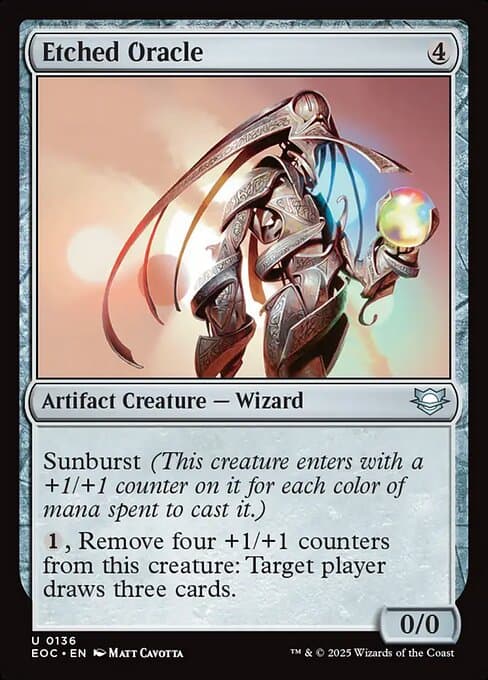 Etched Oracle 2004 Magic: The Gathering Fifth Dawn