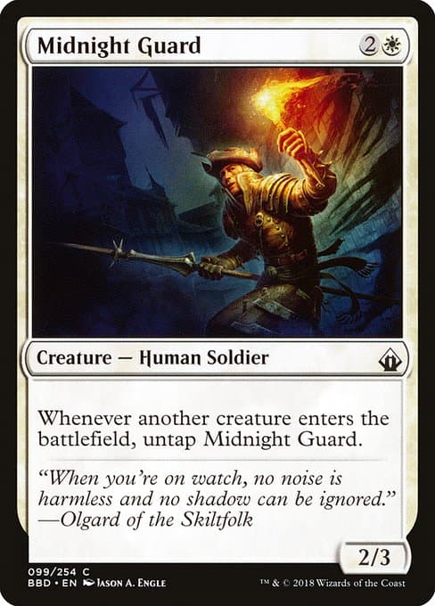 Midnight Guard 2018 Magic: The Gathering Battlebond