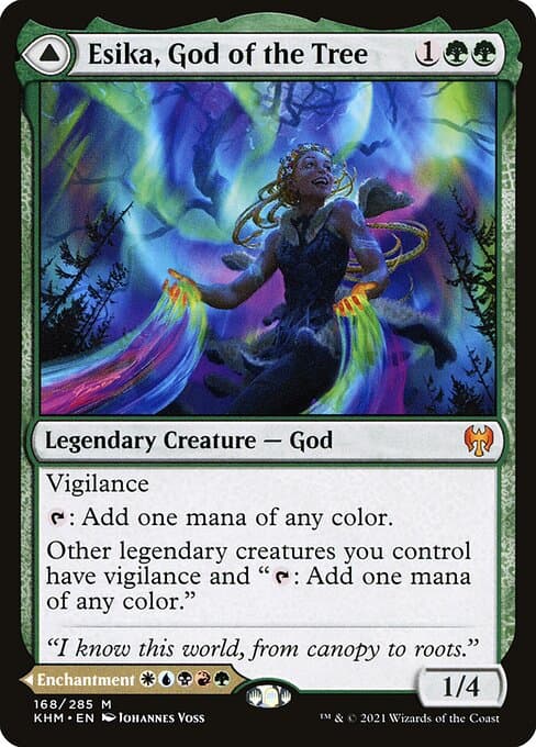 Esika, God of the Tree & The Prismatic Bridge 2021 Magic: The Gathering Kaldheim