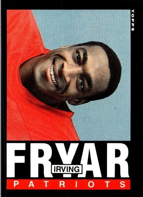 Irving Fryar 1985 topps Topps