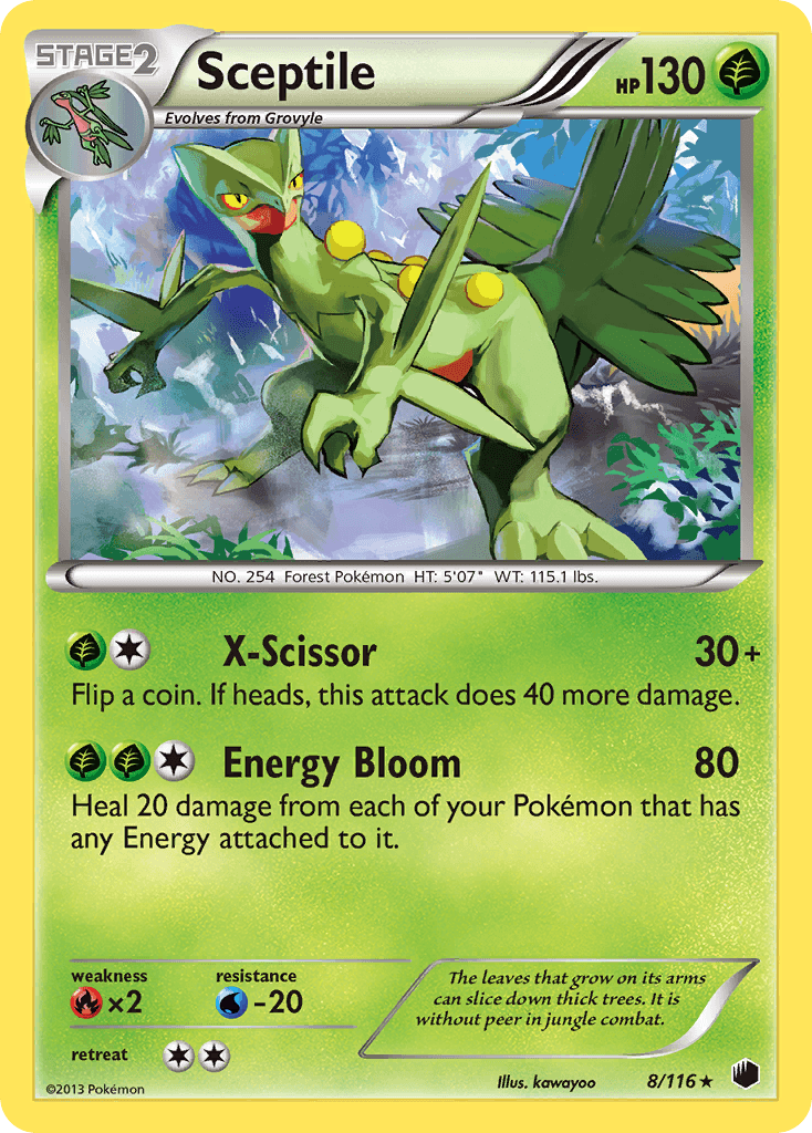 Sceptile 2013 Pokemon Plasma Freeze