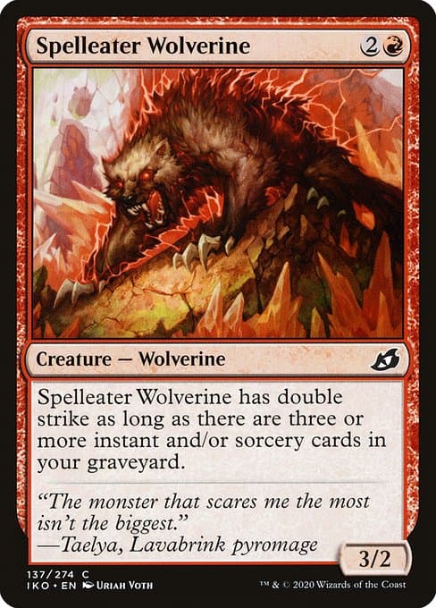 Spelleater Wolverine 2020 Magic: The Gathering Ikoria Lair of Behemoths