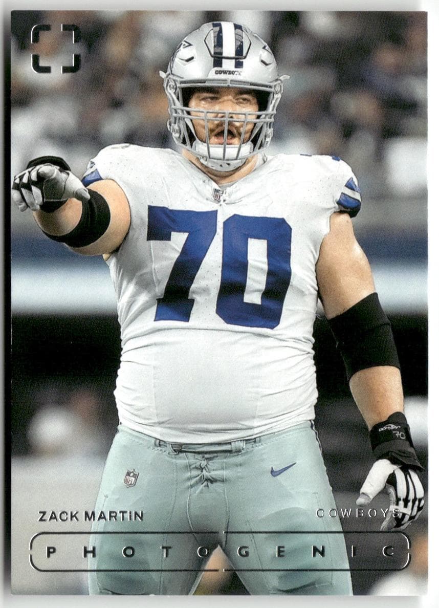 Zack Martin trading card