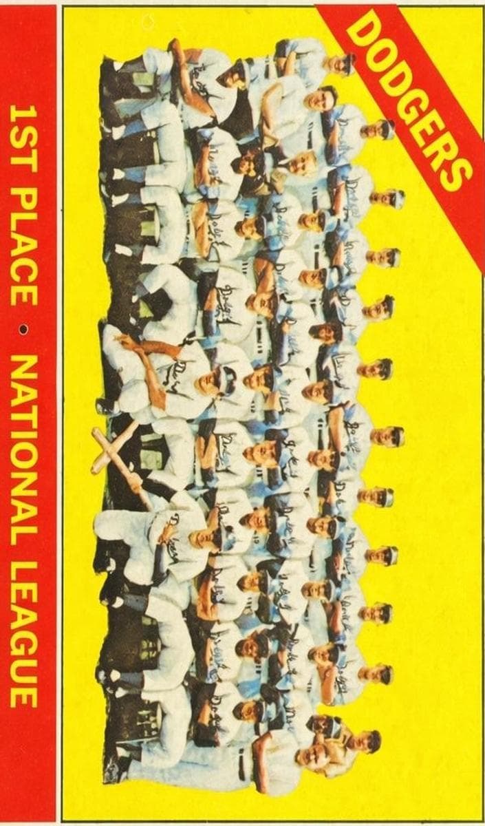 Dodgers Team 1966 topps Topps