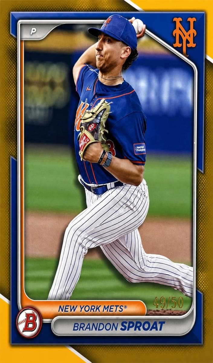 Brandon Sproat 2024 bowman Bowman Draft