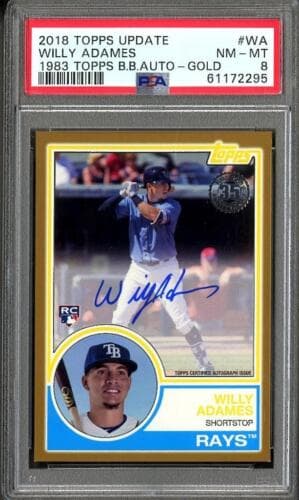 Willy Adames 2018 topps Topps Update