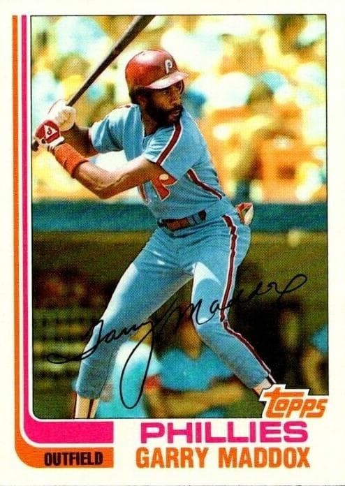 Garry Maddox 1982 topps Topps
