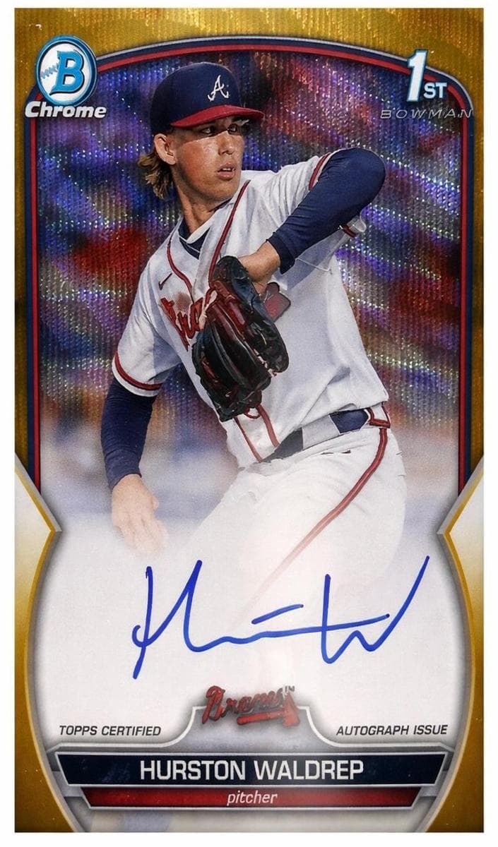 Hurston Waldrep 2023 bowman Bowman Draft