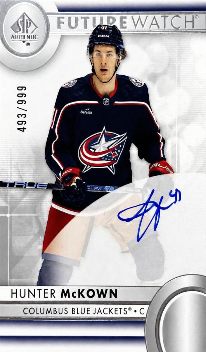 Hunter McKown - Columbus Blue Jackets /999 #172