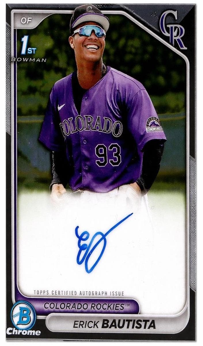 Erick Bautista trading card