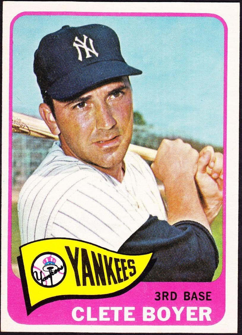 Clete Boyer 1965 topps Topps