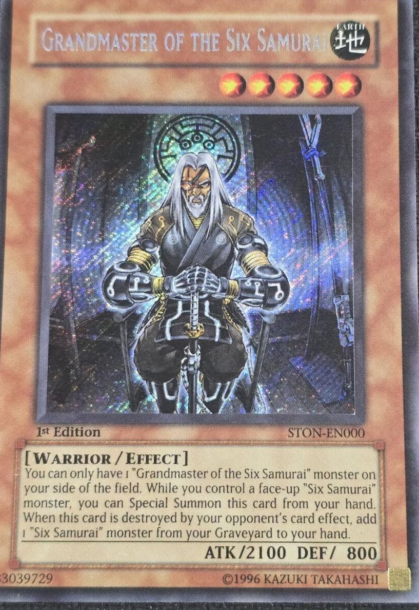 Grandmaster of the Six Samurai 2007 Yu-Gi-Oh!