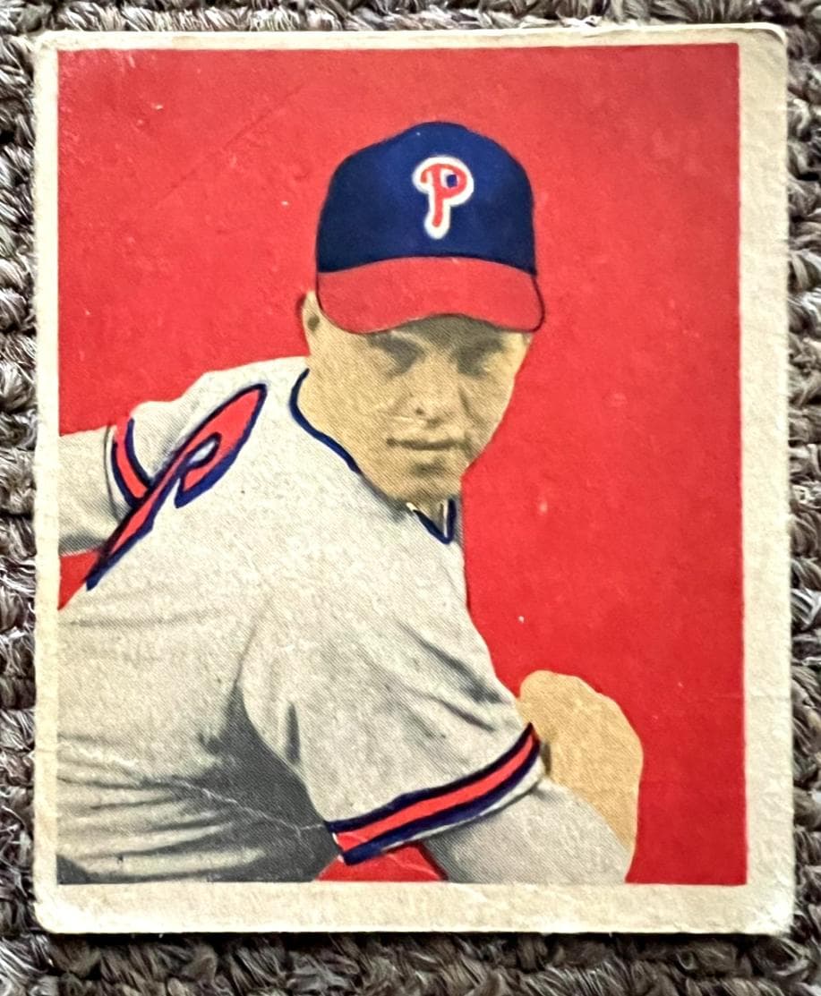 Robin Roberts 1949 bowman Bowman