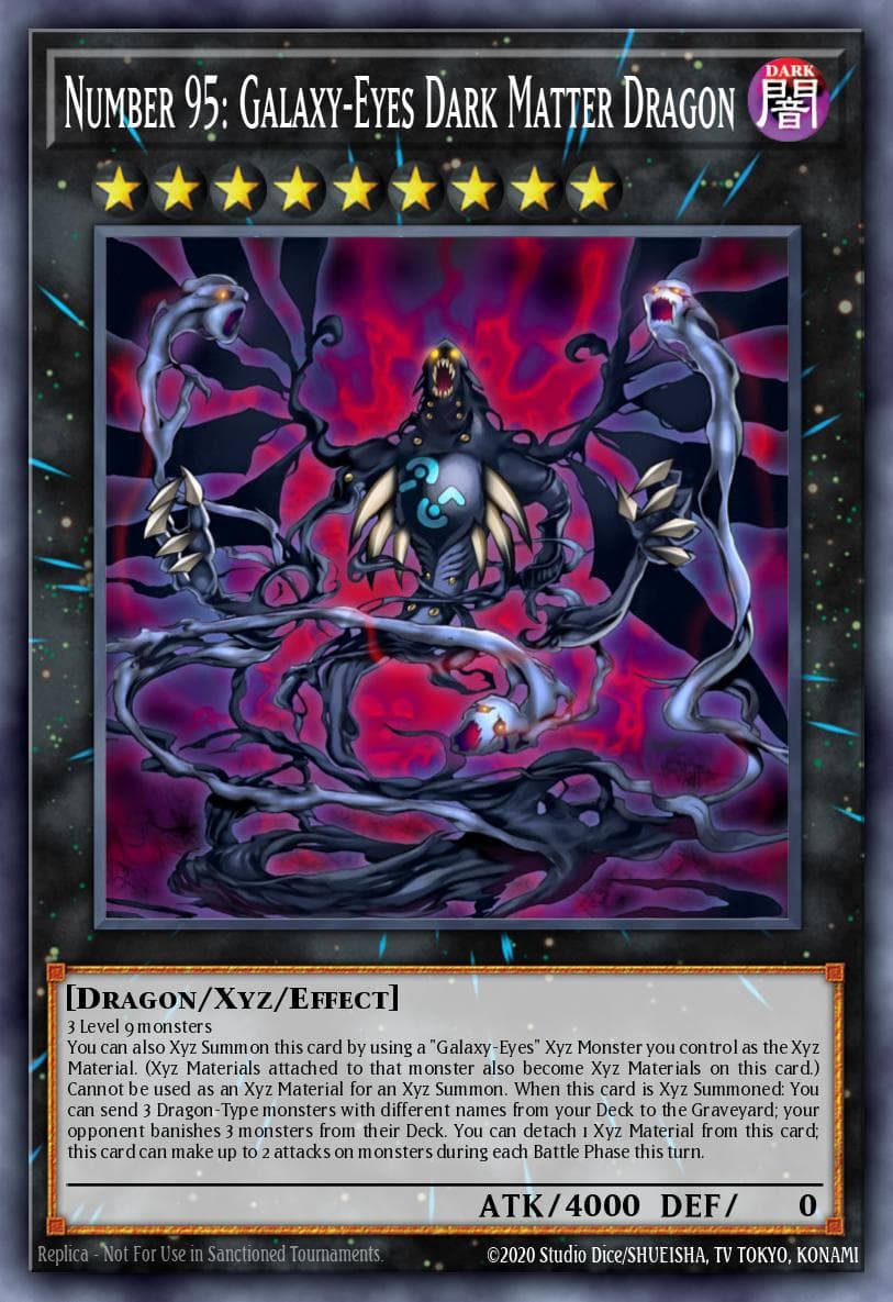 Number 95: Galaxy-Eyes Dark Matter Dragon #MP25-EN300