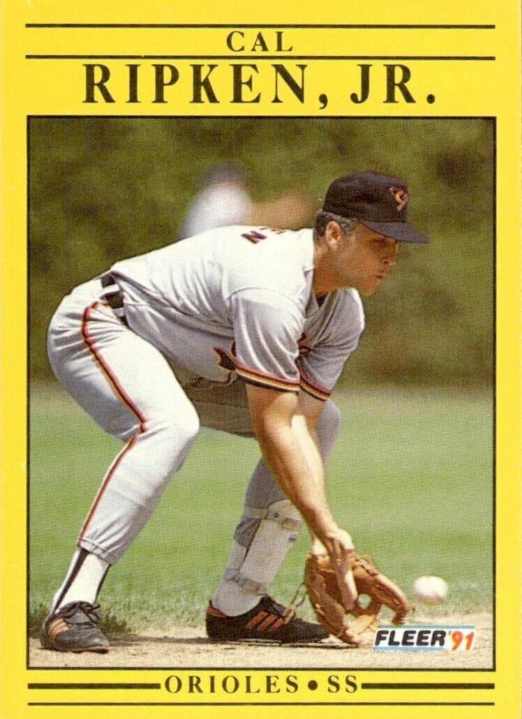Cal Ripken, Jr. 1991 fleer Fleer
