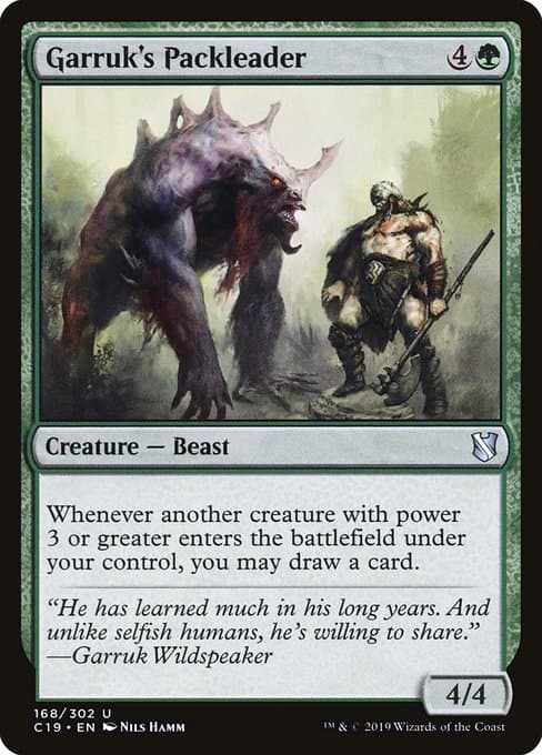 Garruk's Packleader #168