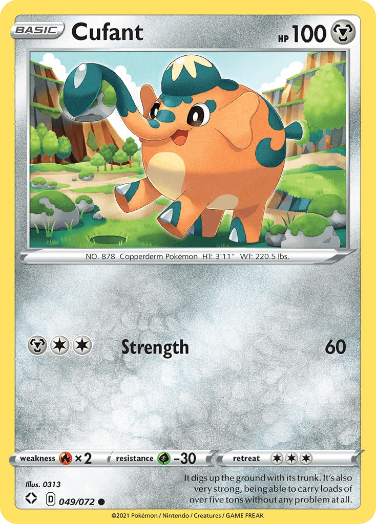 Cufant 2021 Pokemon Shining Fates