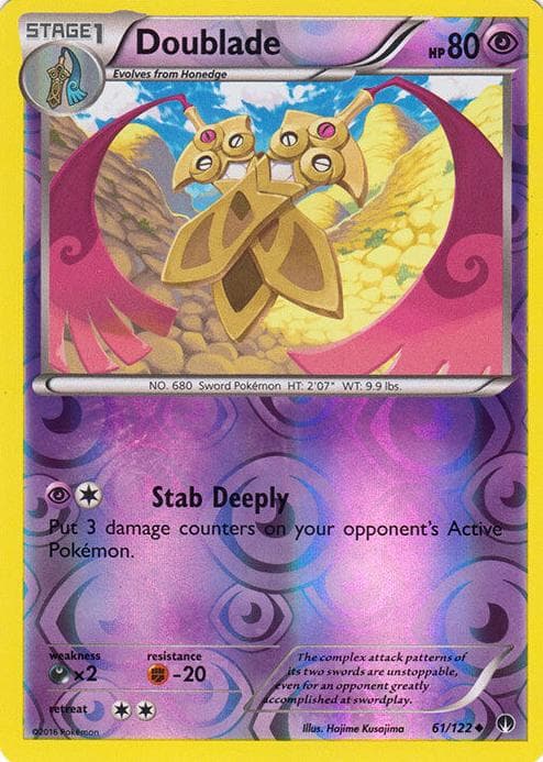 Doublade trading card