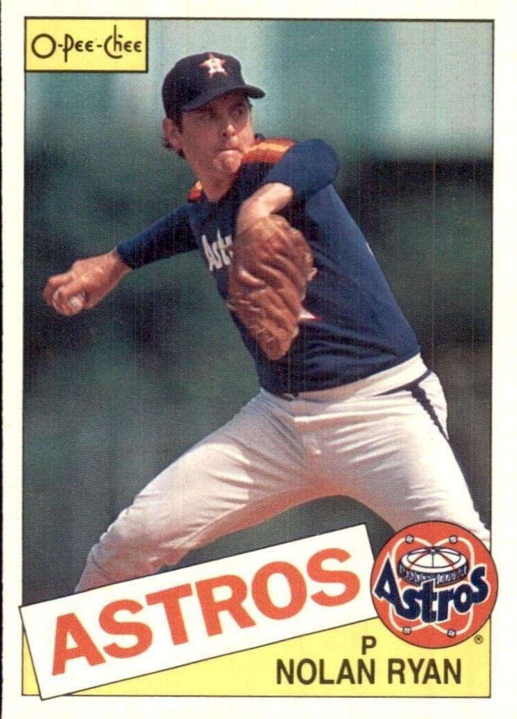 Nolan Ryan 1985 o-pee-chee O-pee-chee