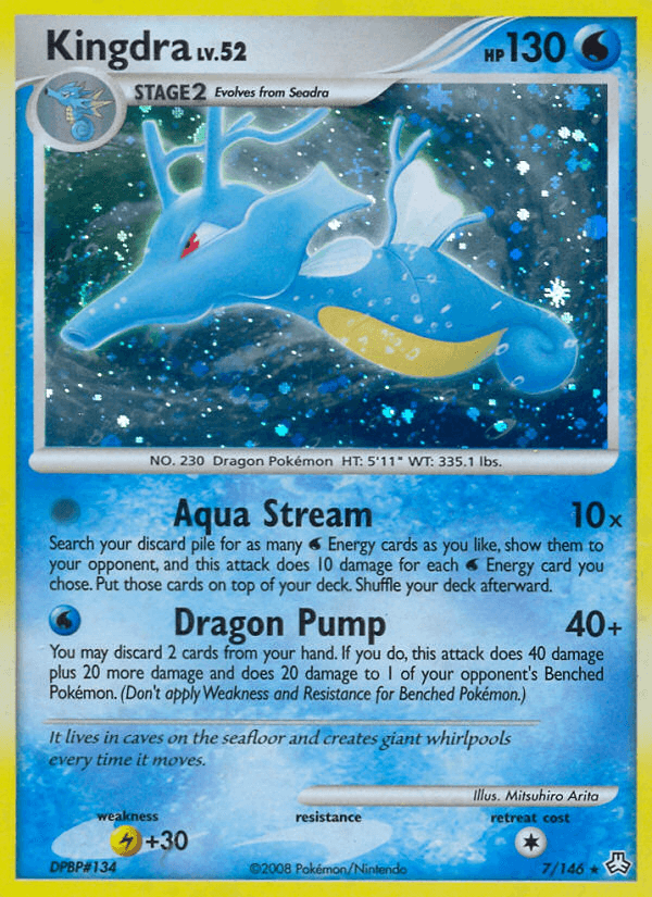 Kingdra 2008 Pokemon Legends Awakened