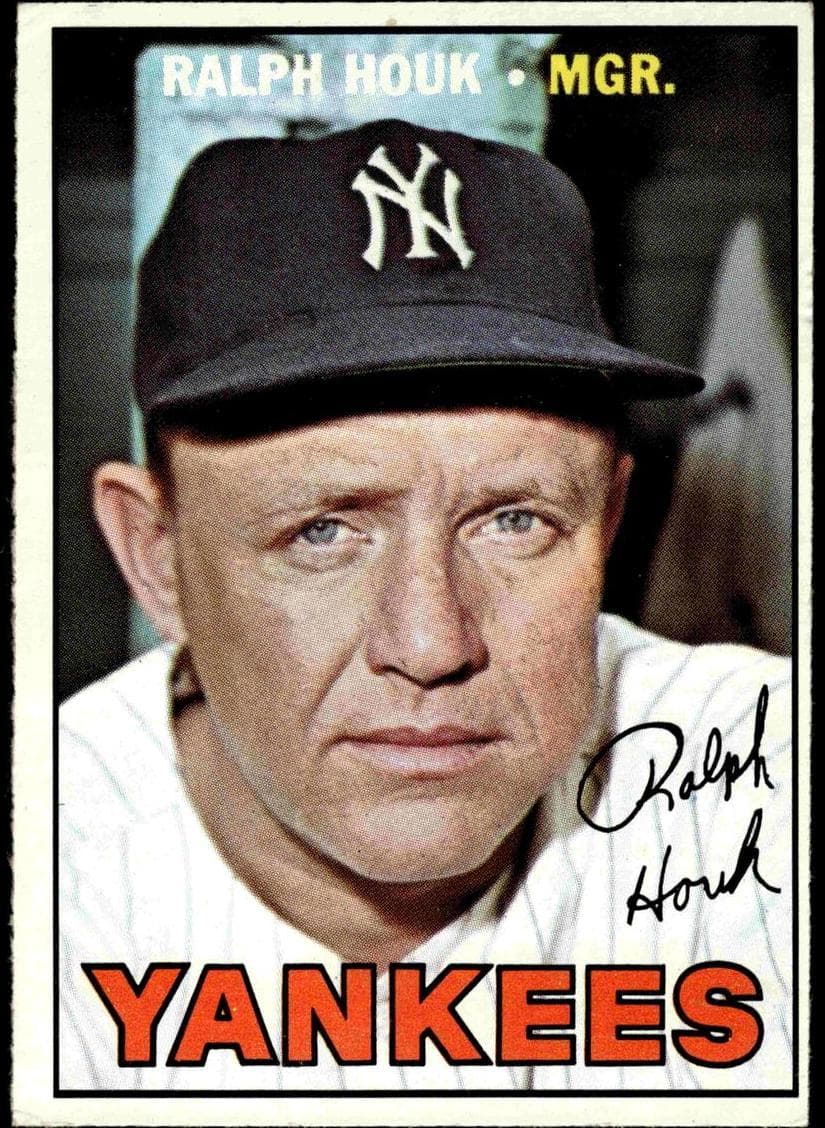 Ralph Houk 1967 topps Topps