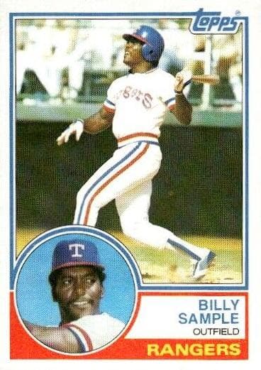Billy Sample trading card