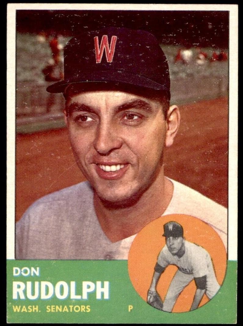 Don Rudolph 1963 topps Topps