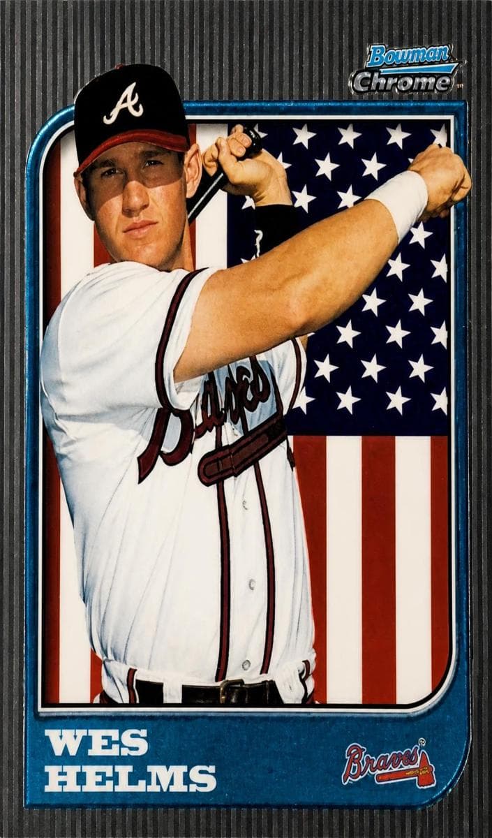 Wes Helms 1997 bowman Chrome