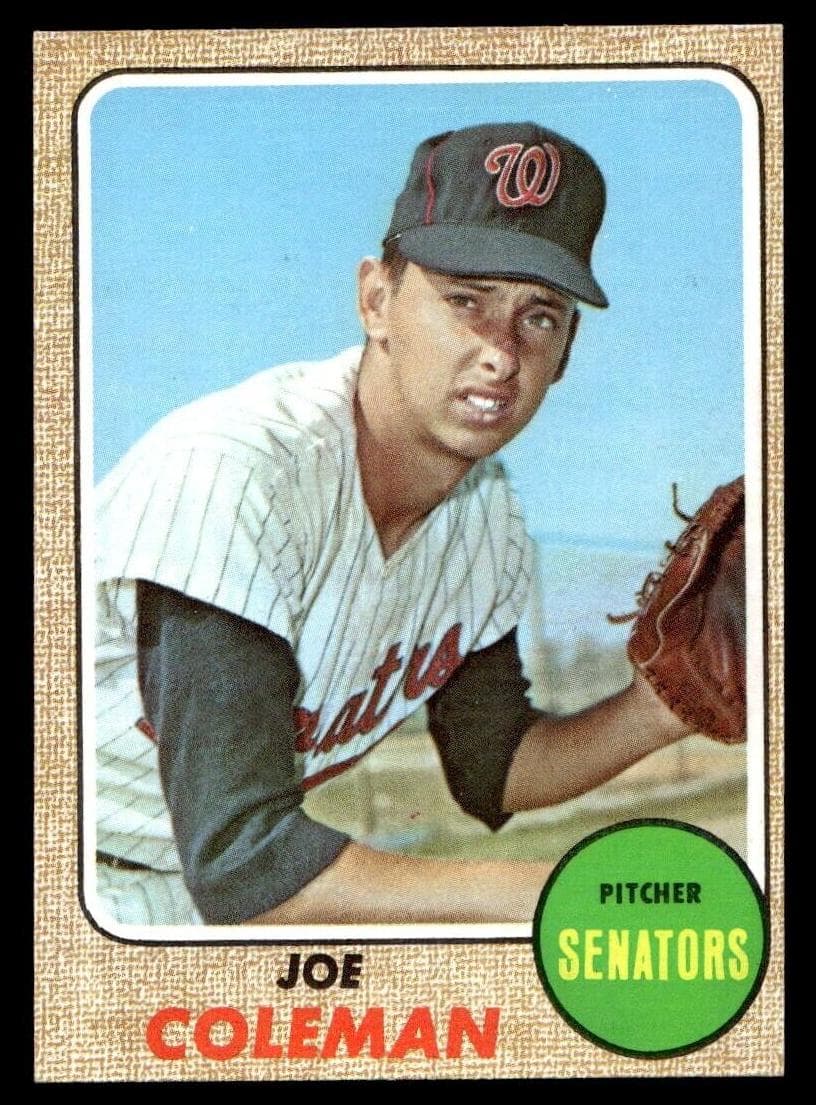 Joe Coleman 1968 topps Topps