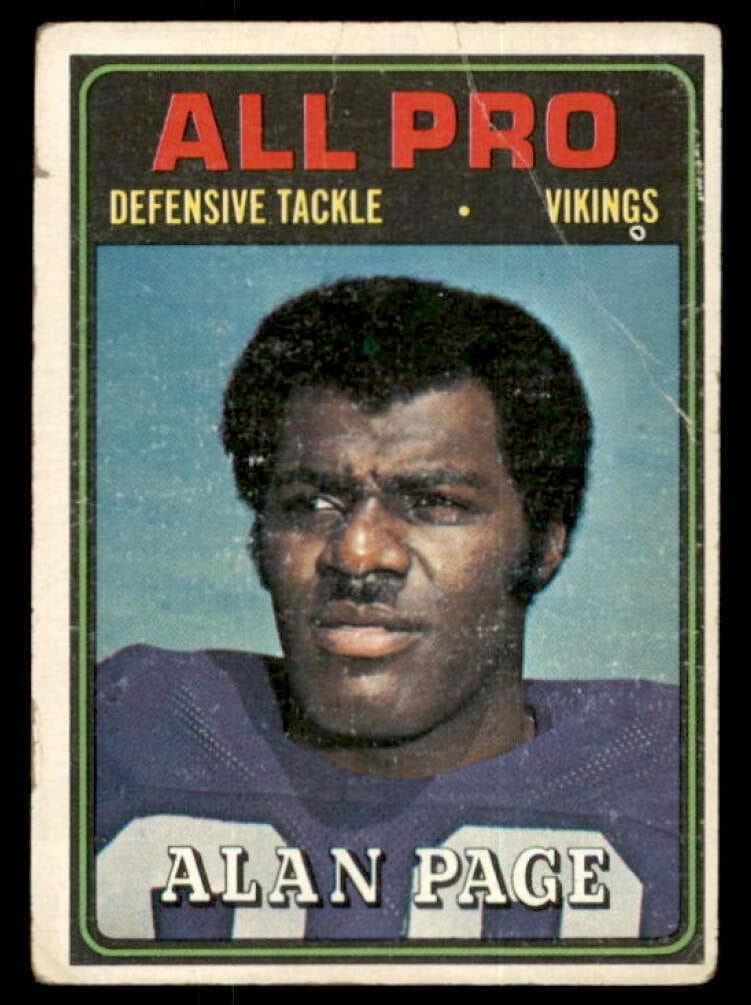 Alan Page 1974 topps Topps